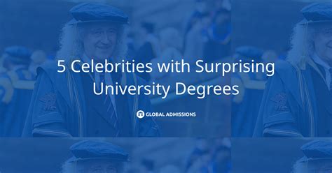5 Celebrities with Surprising University Degrees.